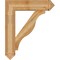 Ekena Millwork Funston Arts & Crafts Rough Sawn Bracket, Western Red Cedar, 6"W x 30"D x 36"H BKT06X30X36FST03RWR - alternate 2